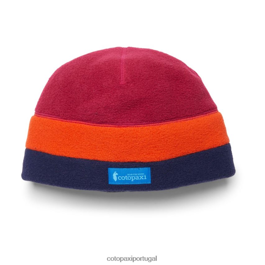 Cotopaxi unissex gorro de lã teca listras de framboesa acessórios JB0R8T164
