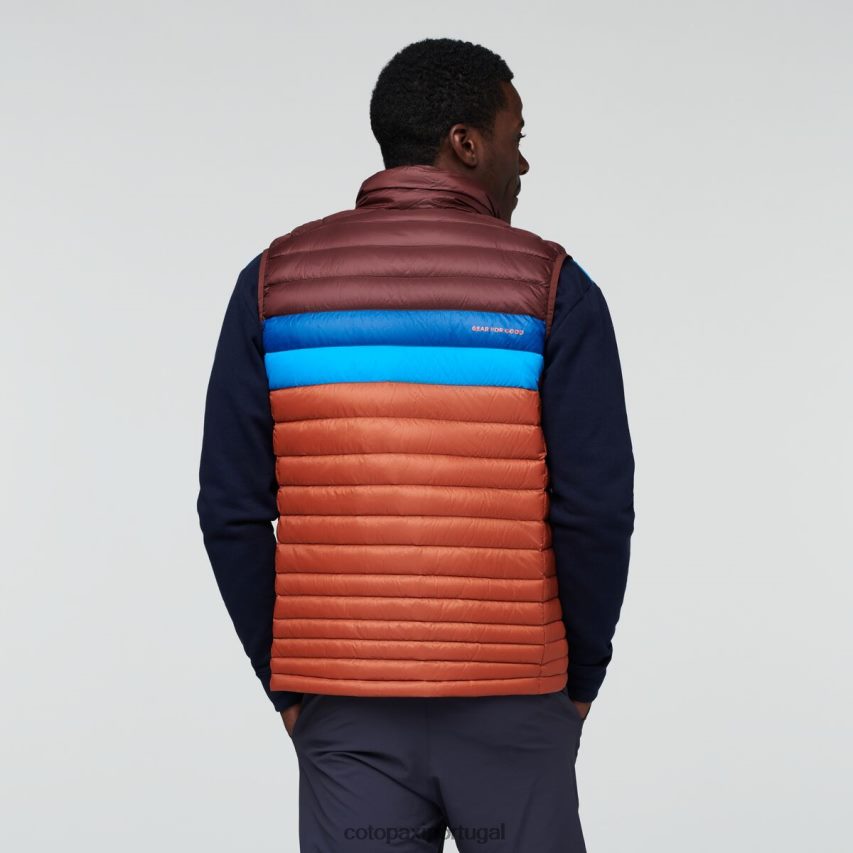 Cotopaxi homens colete de penas de fogo castanha/especiaria roupas JB0R8T127