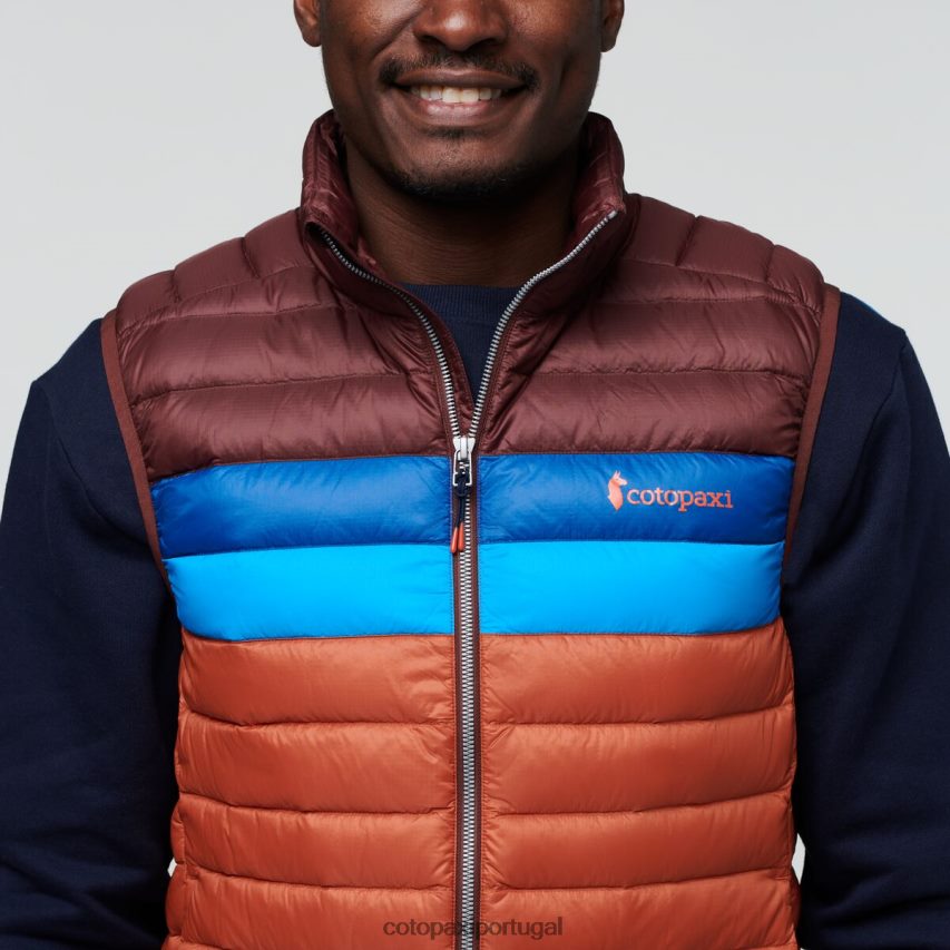 Cotopaxi homens colete de penas de fogo castanha/especiaria roupas JB0R8T127