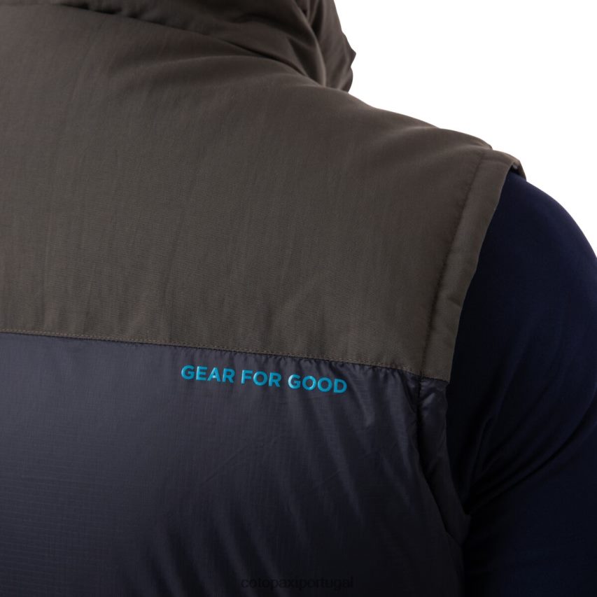 Cotopaxi homens colete solazo ferro/preto roupas JB0R8T134