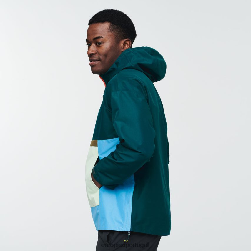 Cotopaxi homens anoraque de chuva cielo oceano profundo roupas JB0R8T115