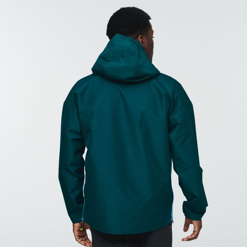 Cotopaxi homens anoraque de chuva cielo oceano profundo roupas JB0R8T115