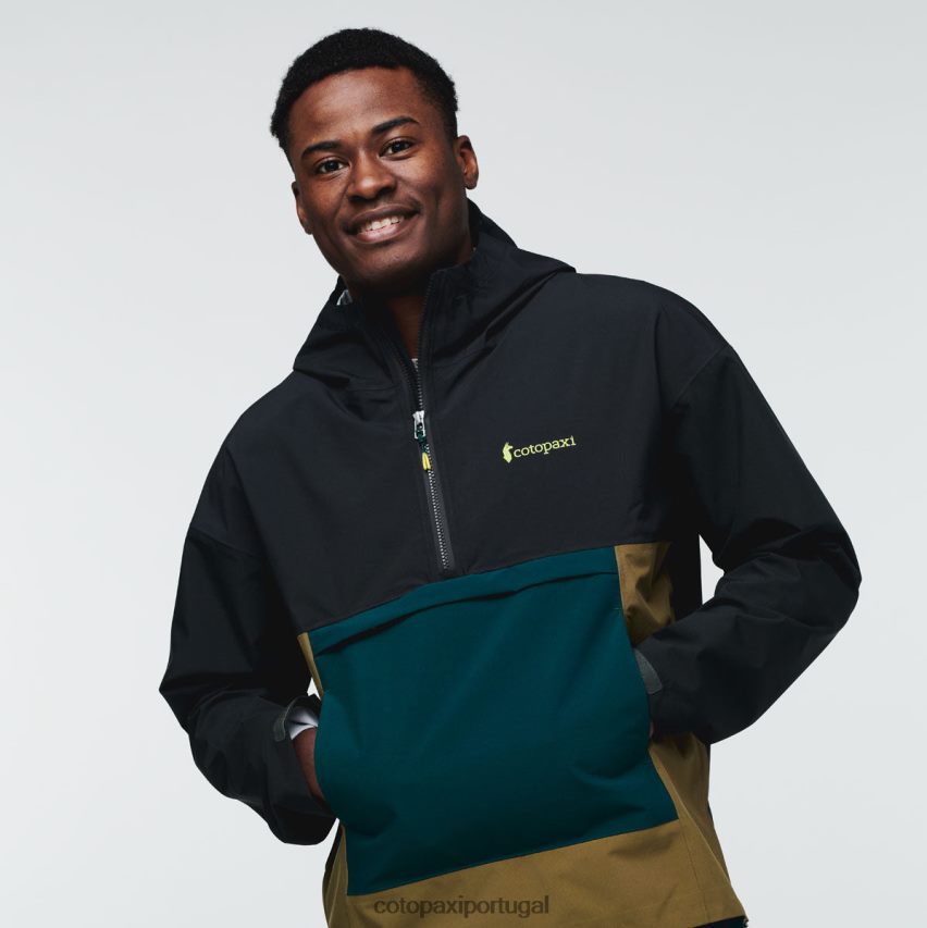 Cotopaxi homens anoraque de chuva cielo preto roupas JB0R8T99