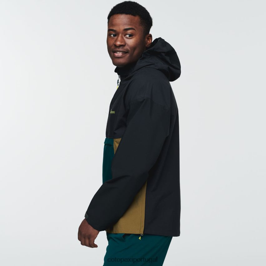 Cotopaxi homens anoraque de chuva cielo preto roupas JB0R8T99