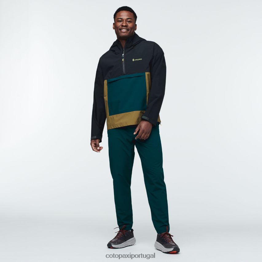 Cotopaxi homens anoraque de chuva cielo preto roupas JB0R8T99