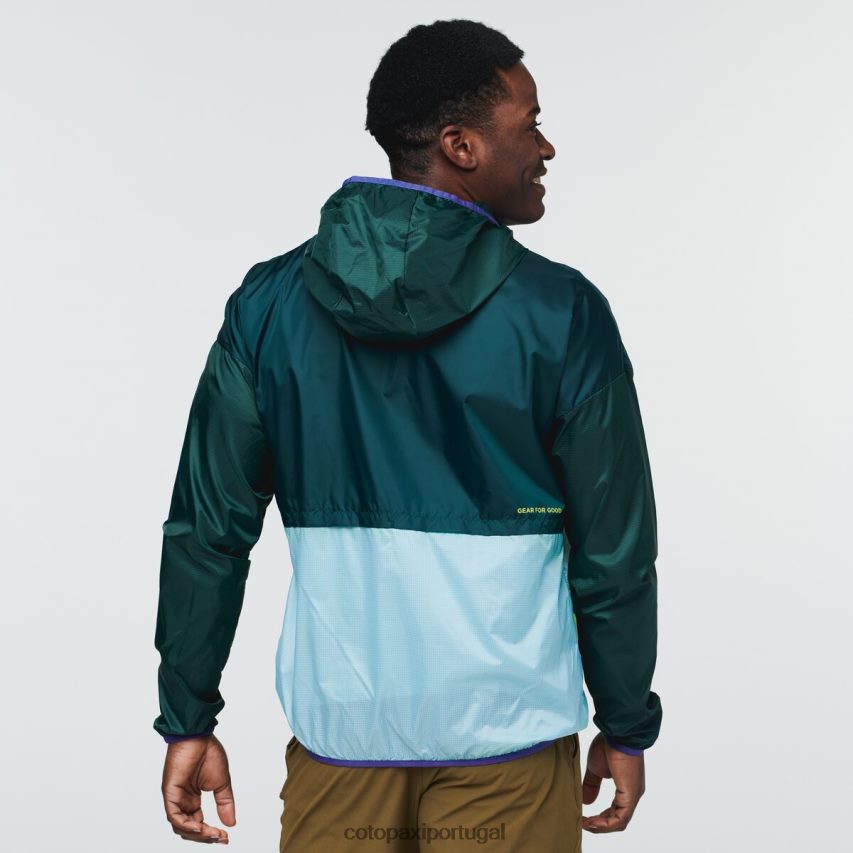 Cotopaxi homens corta vento teca halfzip ponto reyes roupas JB0R8T112