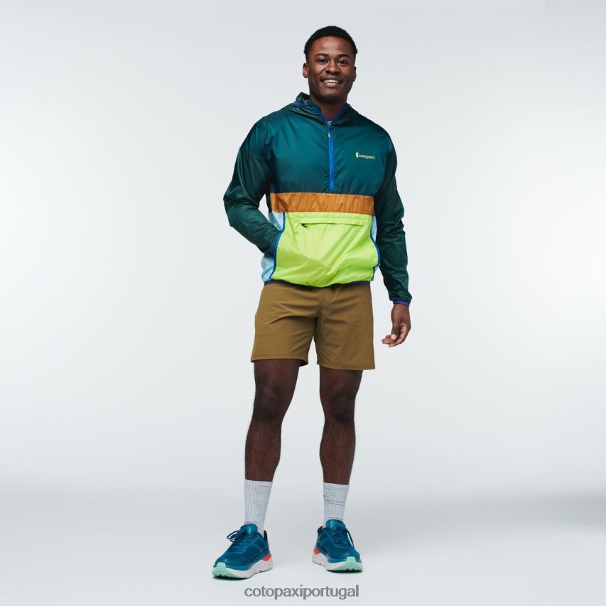 Cotopaxi homens corta vento teca halfzip ponto reyes roupas JB0R8T112