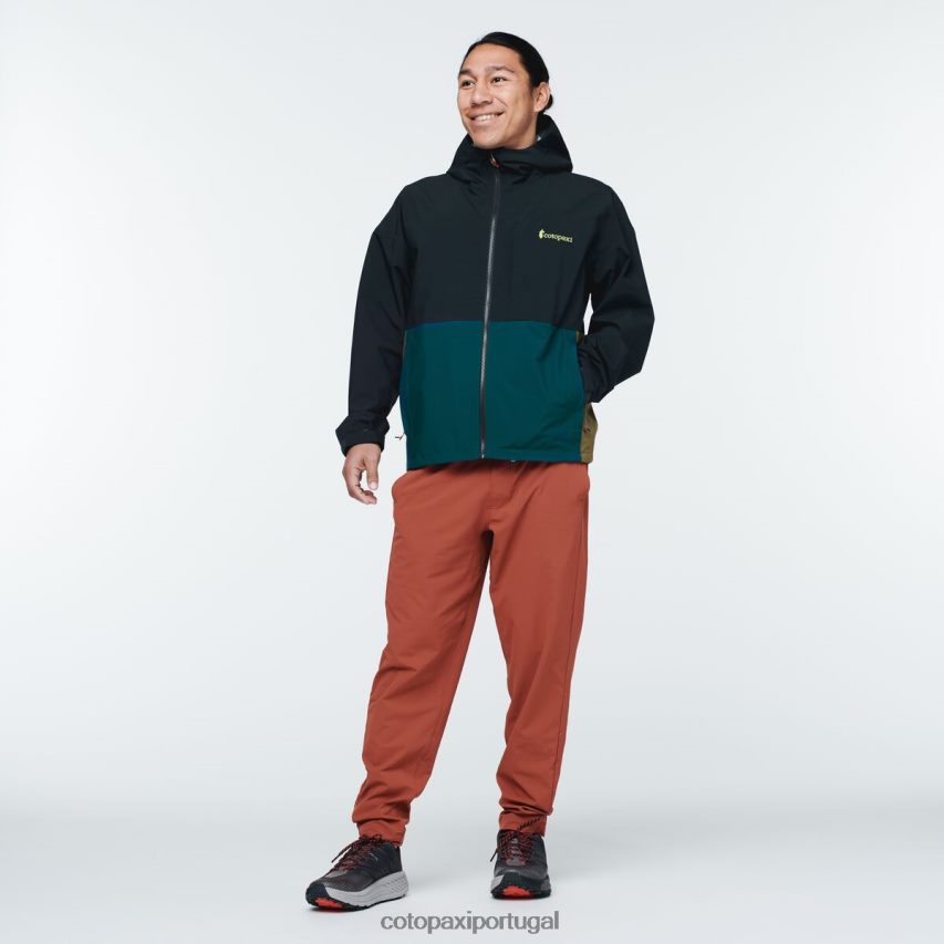 Cotopaxi homens jaqueta de chuva cielo preto roupas JB0R8T107
