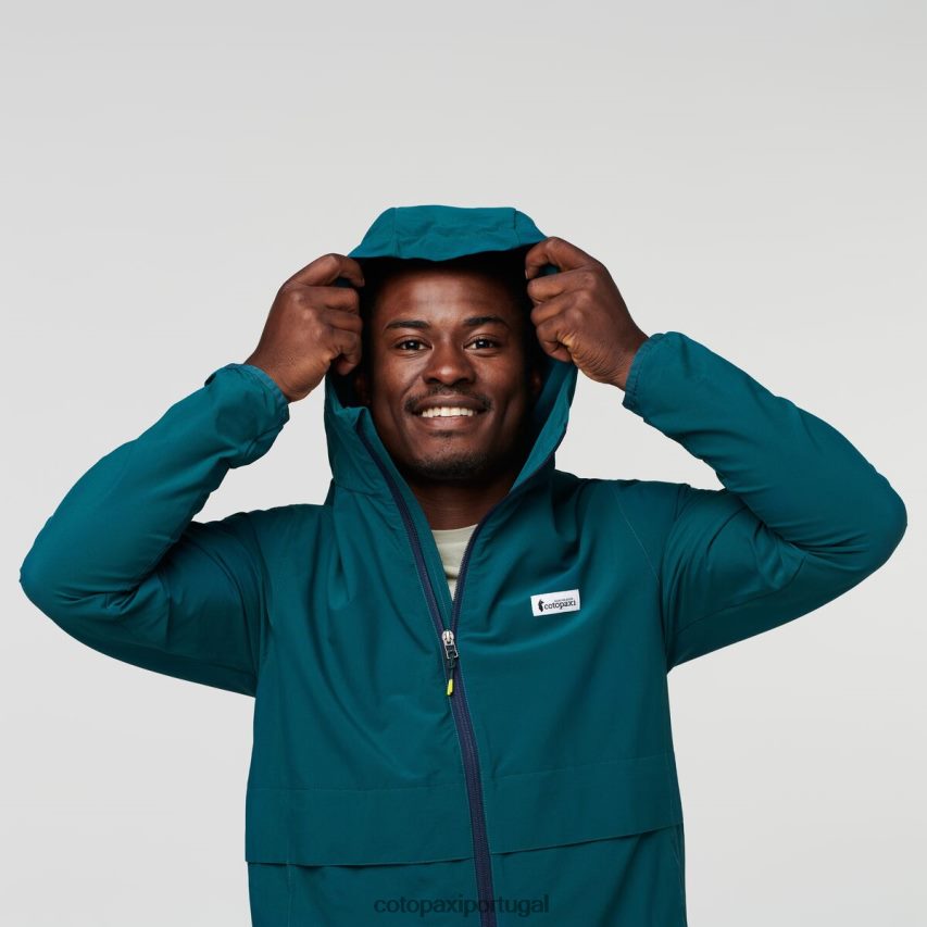 Cotopaxi homens jaqueta de viagem viento oceano profundo roupas JB0R8T91