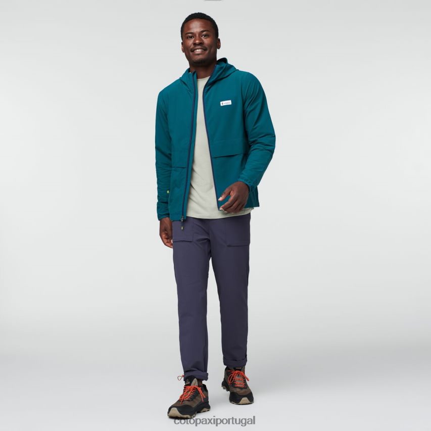 Cotopaxi homens jaqueta de viagem viento oceano profundo roupas JB0R8T91