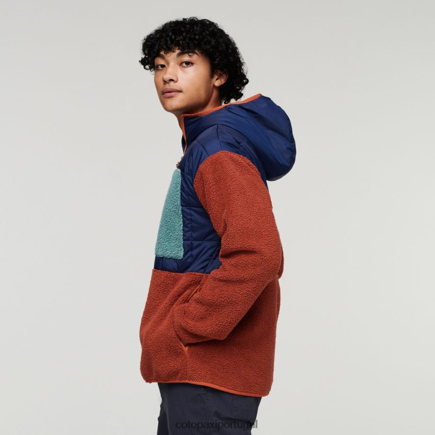 Cotopaxi homens jaqueta híbrida trico marítimo/especiaria roupas JB0R8T124