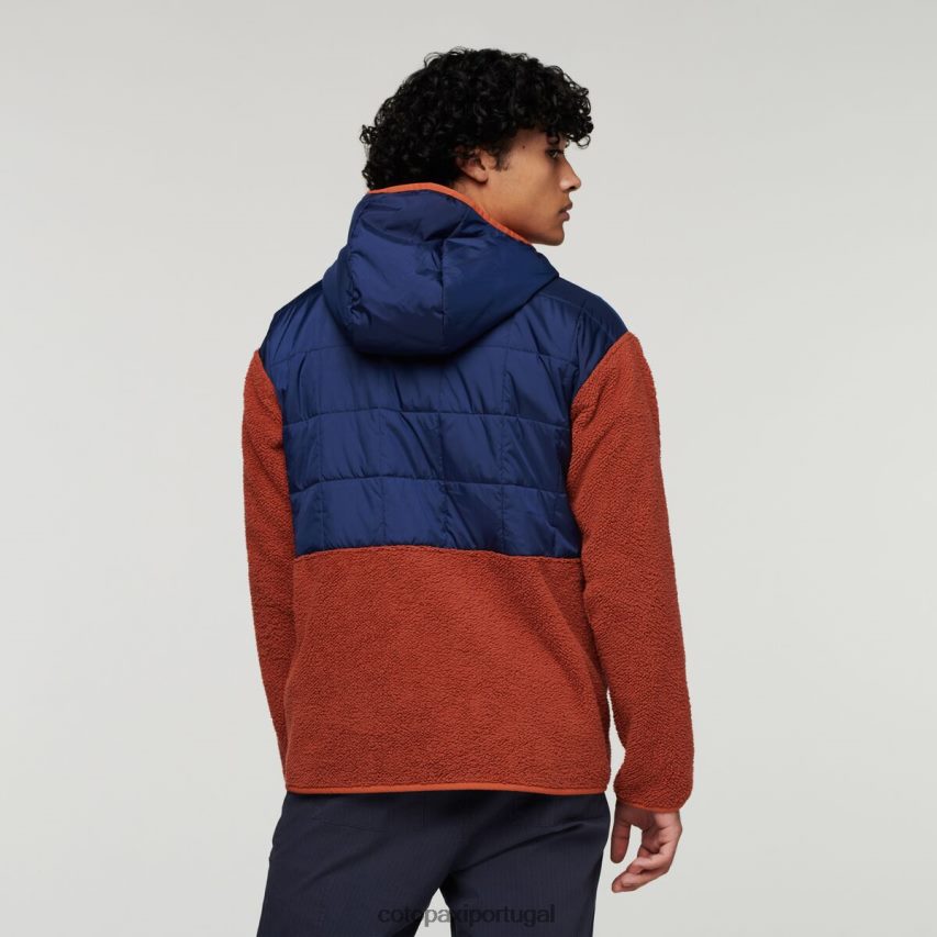 Cotopaxi homens jaqueta híbrida trico marítimo/especiaria roupas JB0R8T124