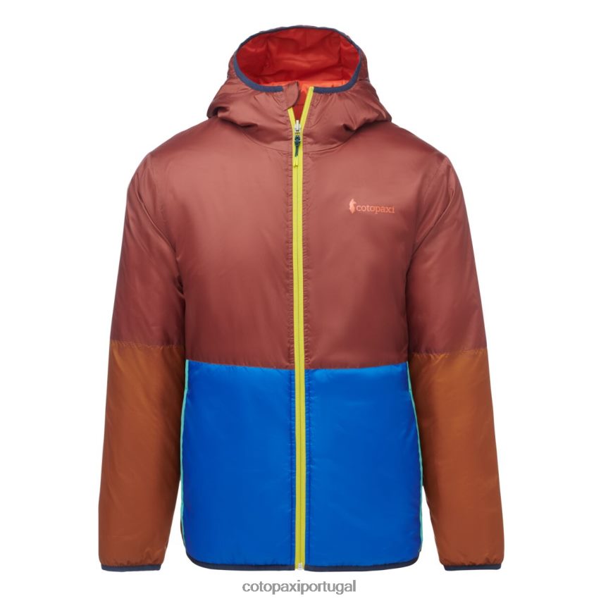 Cotopaxi homens jaqueta teca calido com capuz terras secas roupas JB0R8T102