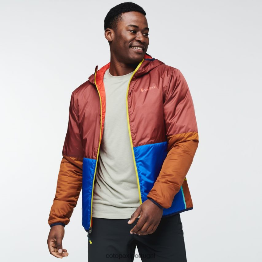 Cotopaxi homens jaqueta teca calido com capuz terras secas roupas JB0R8T102