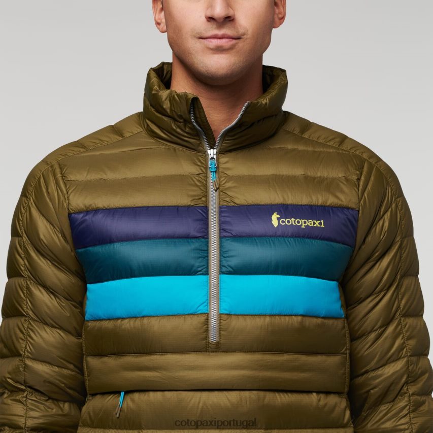 Cotopaxi homens pulôver fuego down listras de carvalho roupas JB0R8T95