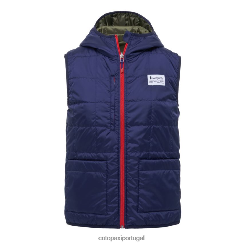 Cotopaxi mulheres colete com capuz teca calido azeite roupas JB0R8T51