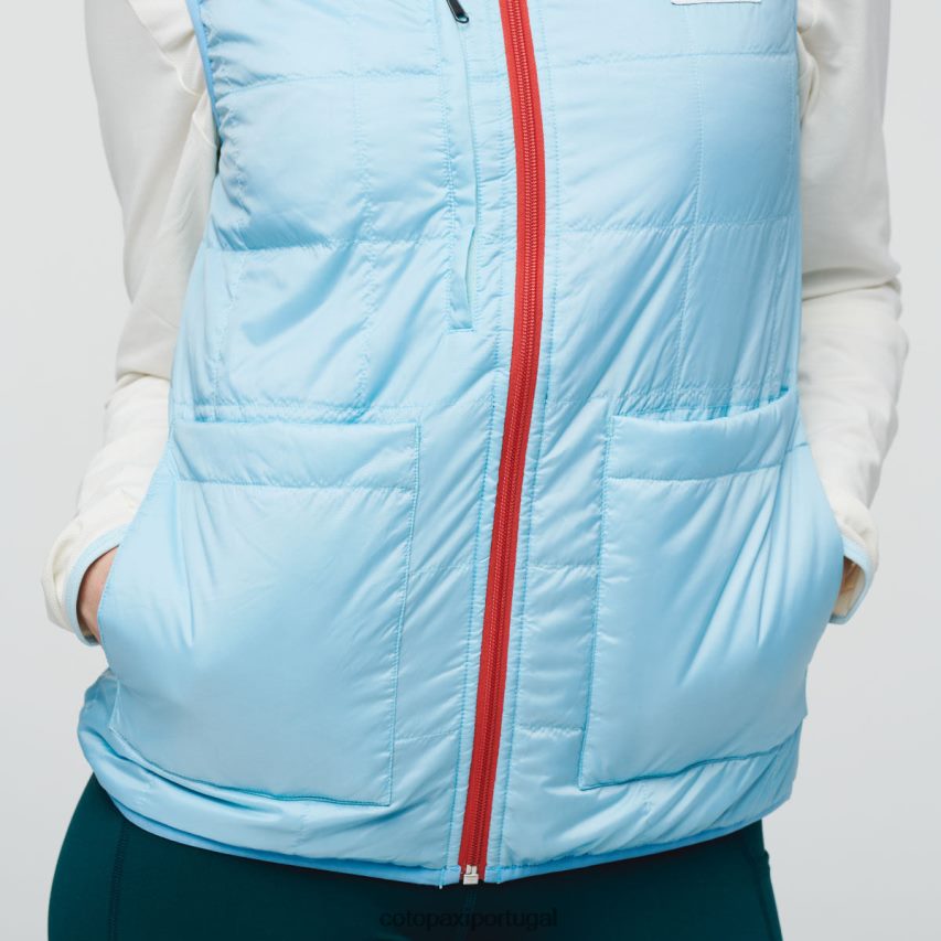 Cotopaxi mulheres colete com capuz teca calido rio sábio roupas JB0R8T48