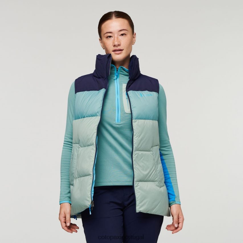 Cotopaxi mulheres colete solazo folha marítima/prata roupas JB0R8T52