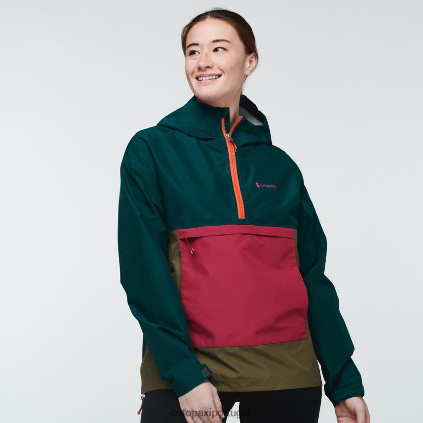 Cotopaxi mulheres anoraque de chuva cielo oceano profundo roupas JB0R8T16