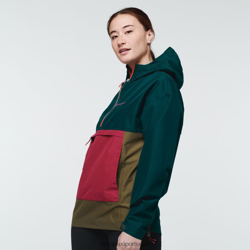 Cotopaxi mulheres anoraque de chuva cielo oceano profundo roupas JB0R8T16