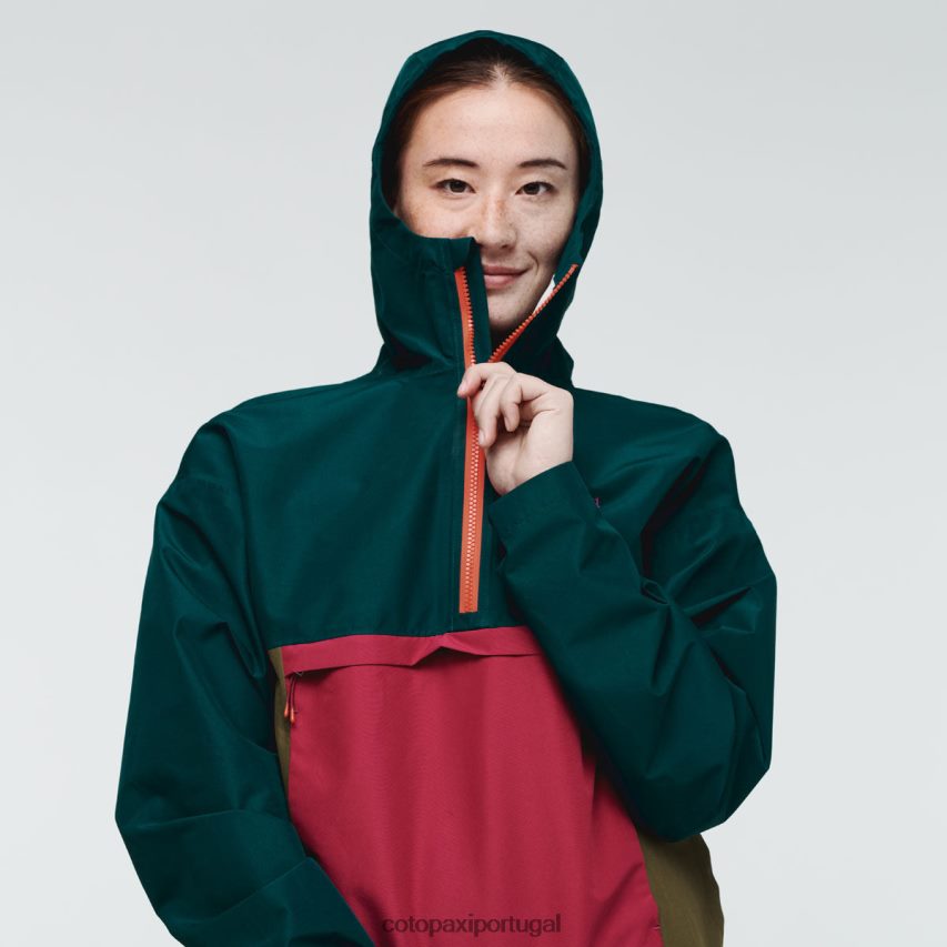 Cotopaxi mulheres anoraque de chuva cielo oceano profundo roupas JB0R8T16