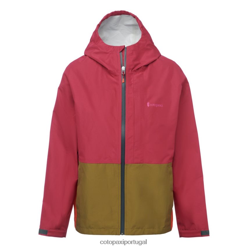 Cotopaxi mulheres jaqueta de chuva cielo framboesa roupas JB0R8T10