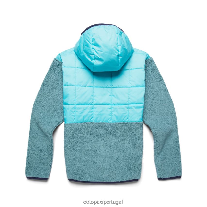 Cotopaxi mulheres jaqueta híbrida trico céu/grama azul roupas JB0R8T29