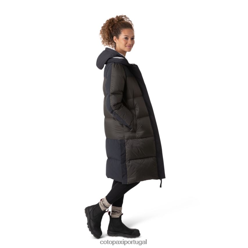 Cotopaxi mulheres parka solazo preto/ferro roupas JB0R8T28