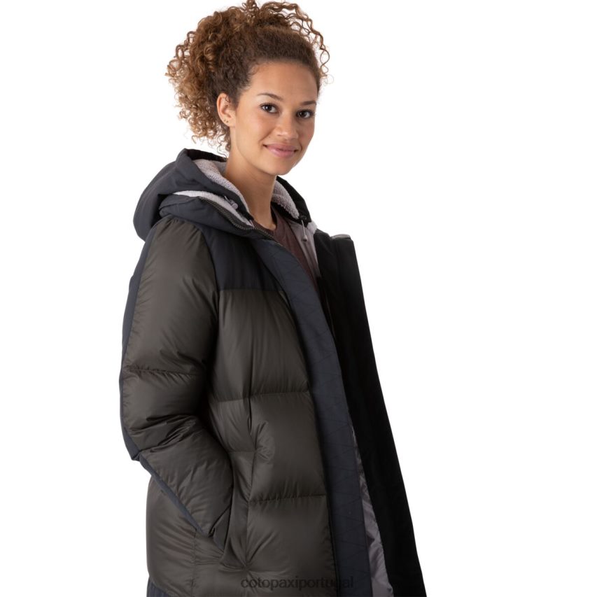 Cotopaxi mulheres parka solazo preto/ferro roupas JB0R8T28