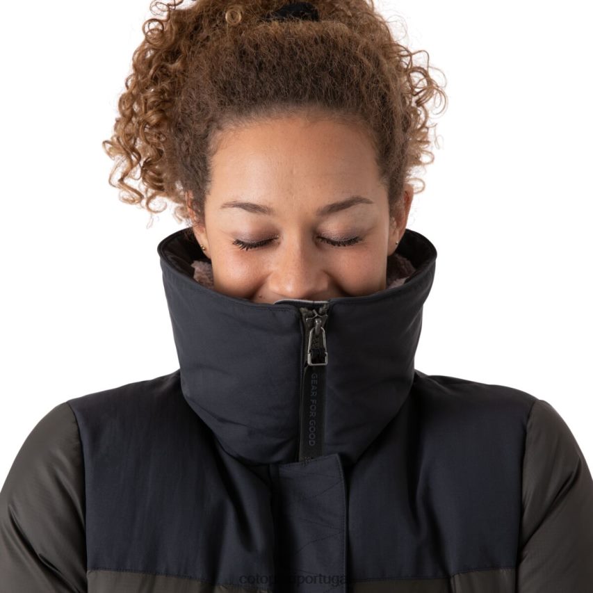 Cotopaxi mulheres parka solazo preto/ferro roupas JB0R8T28