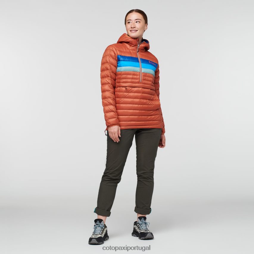 Cotopaxi mulheres pulôver fuego com capuz listras de especiarias roupas JB0R8T2