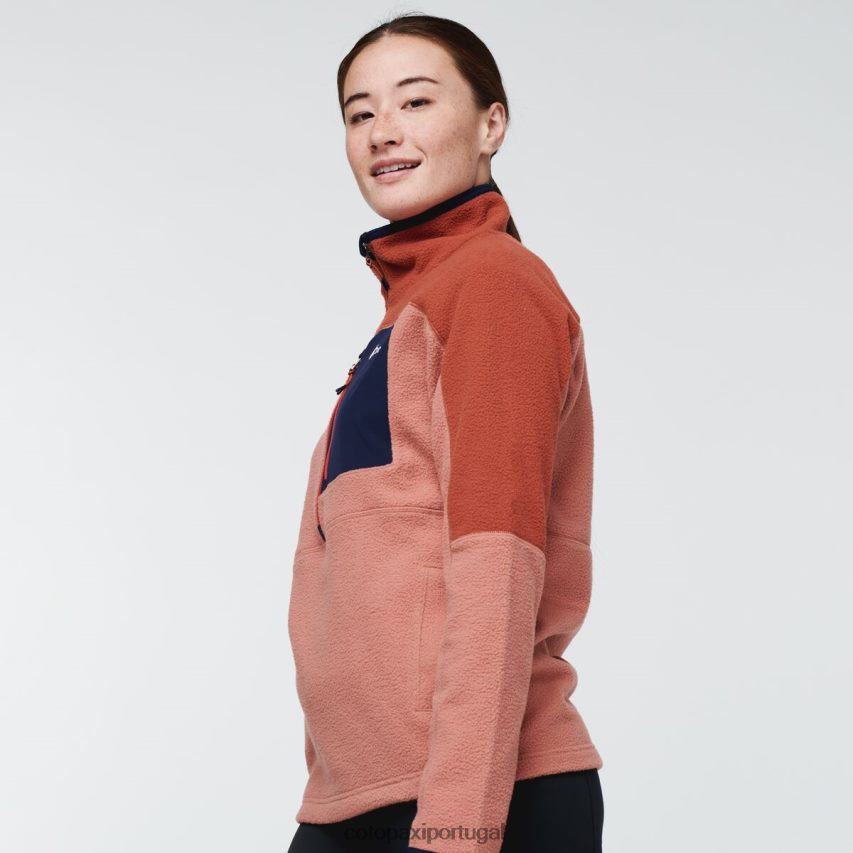 Cotopaxi mulheres casaco abrazo com meio zíper tempero/terroso roupas JB0R8T35