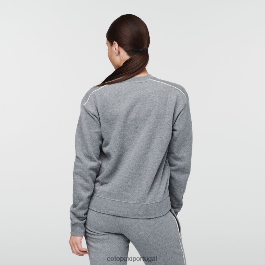 Cotopaxi mulheres faça um bom moletom de tripulação urze cinza roupas JB0R8T60