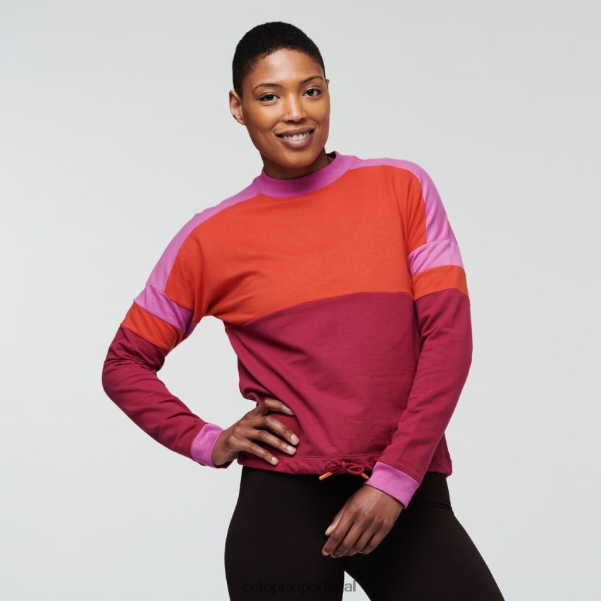 Cotopaxi mulheres moletom bandera desfiladeiro/framboesa roupas JB0R8T54