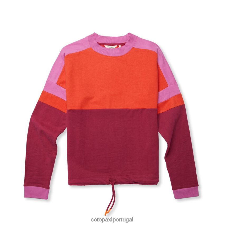 Cotopaxi mulheres moletom bandera desfiladeiro/framboesa roupas JB0R8T54