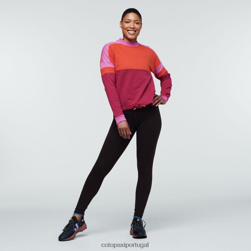 Cotopaxi mulheres moletom bandera desfiladeiro/framboesa roupas JB0R8T54