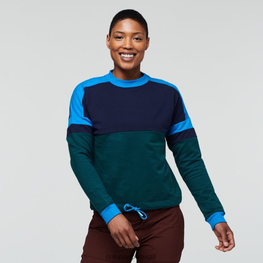 Cotopaxi mulheres moletom bandera marítimo/oceano profundo roupas JB0R8T56