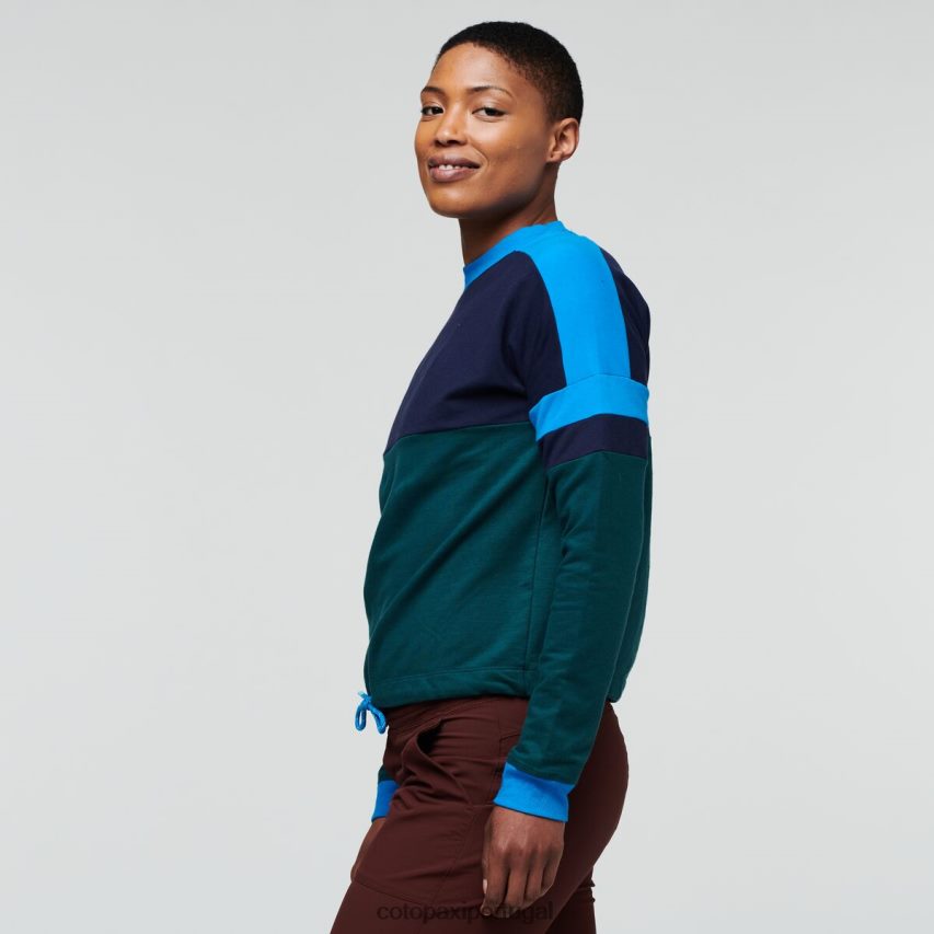 Cotopaxi mulheres moletom bandera marítimo/oceano profundo roupas JB0R8T56