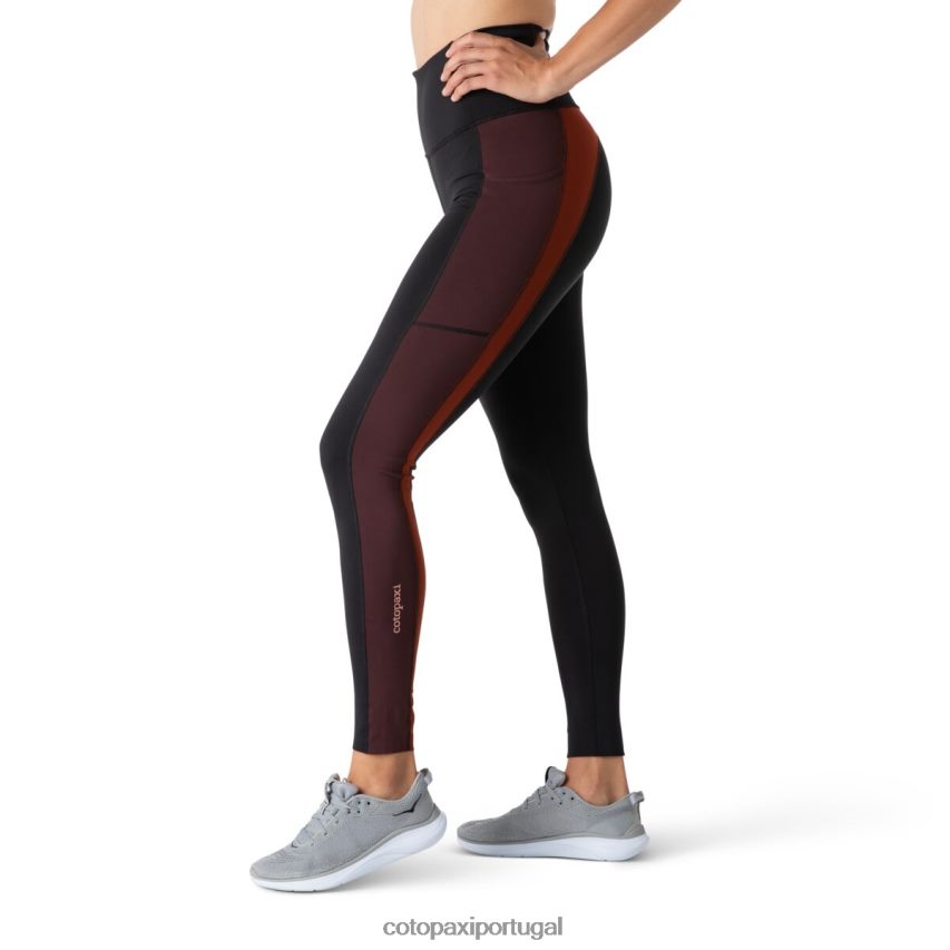 Cotopaxi mulheres rosa apertado preto roupas JB0R8T77